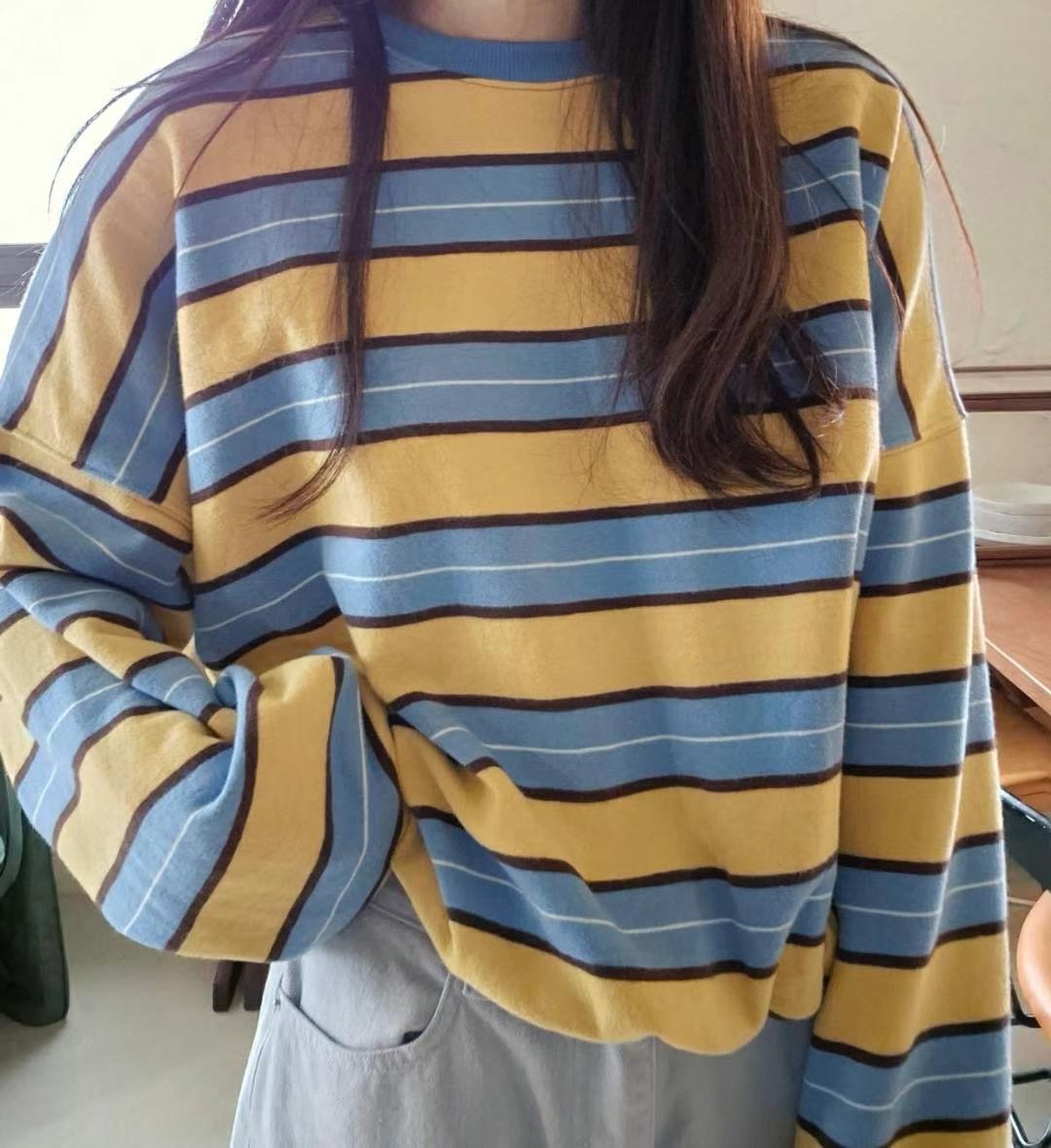 BOUNDARY東大門代購女裝新品24秋冬人氣真品時尚推薦衛衣拉絨BOUNDARY衛衣