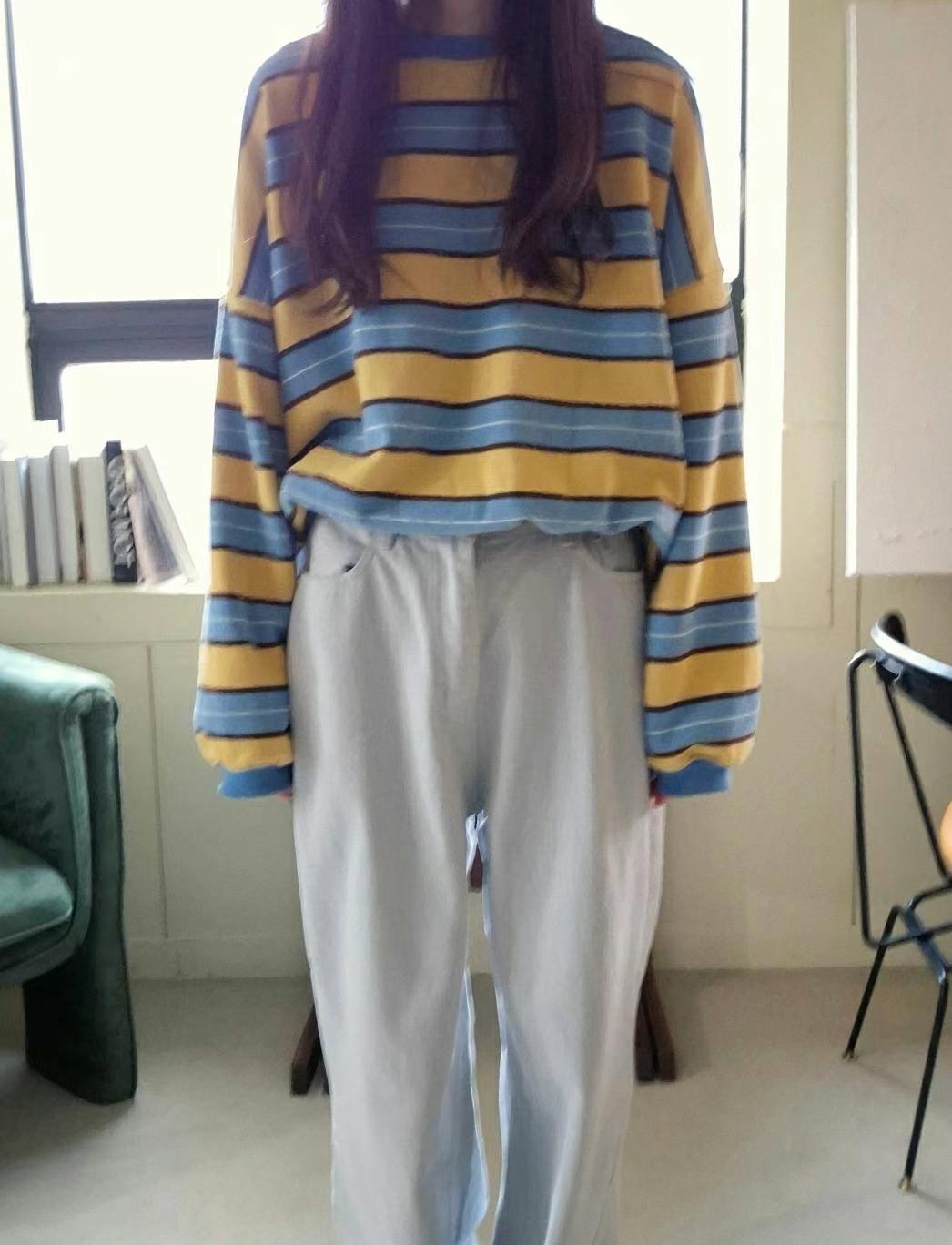 BOUNDARY東大門代購女裝新品24秋冬人氣真品時尚推薦衛衣拉絨BOUNDARY衛衣