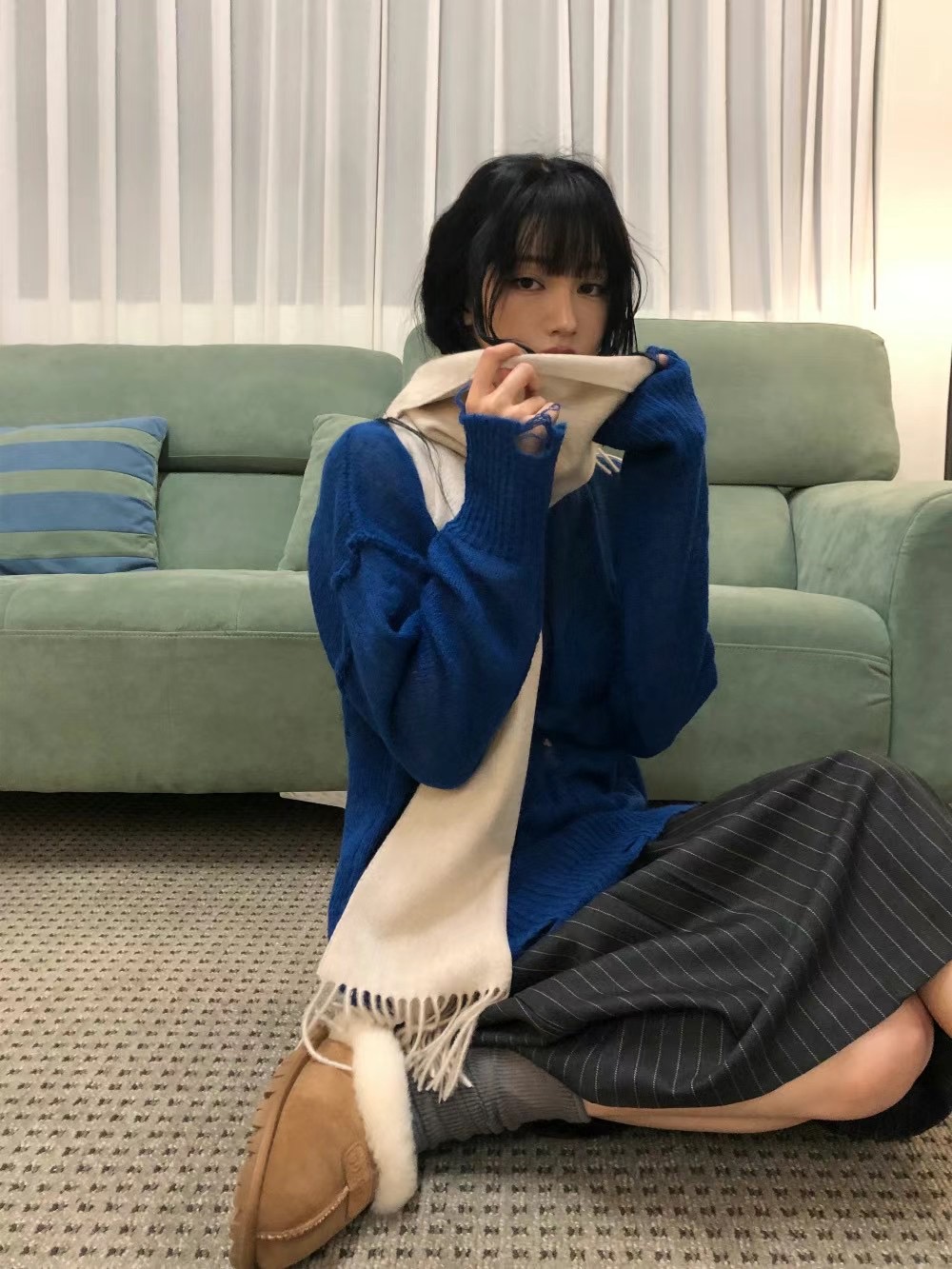 AUTHENTIC韓國直郵東大門實拍女裝新款熱賣24秋冬人氣針織衫AUTHENTIC針織衫