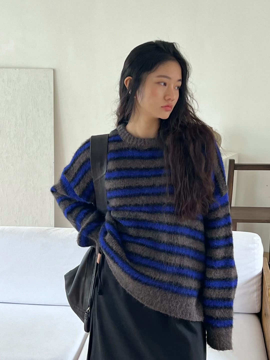AUTHENTIC韓國直郵女裝新款時尚休閑24秋冬真品職業推薦毛衣AUTHENTIC毛衣