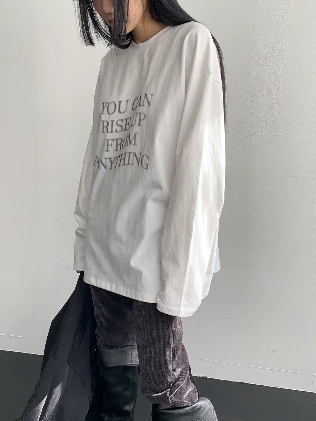 UNLESS韓國直郵女裝新品24秋冬休閑真品職業時尚熱賣長袖T恤UNLESS長袖T恤
