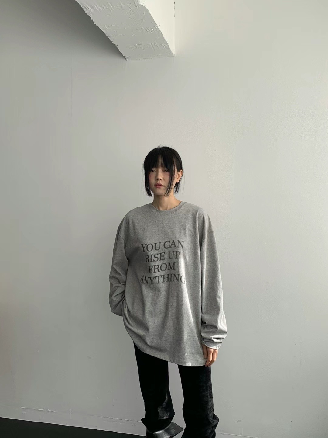 UNLESS韓國直郵女裝新品24秋冬休閑真品職業時尚熱賣長袖T恤UNLESS長袖T恤