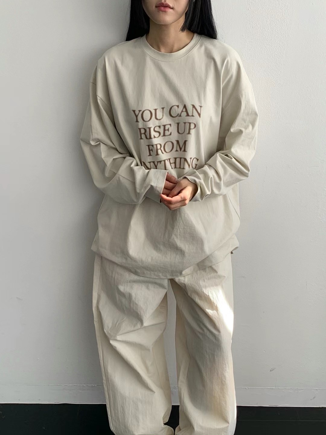 UNLESS韓國直郵女裝新品24秋冬休閑真品職業時尚熱賣長袖T恤UNLESS長袖T恤