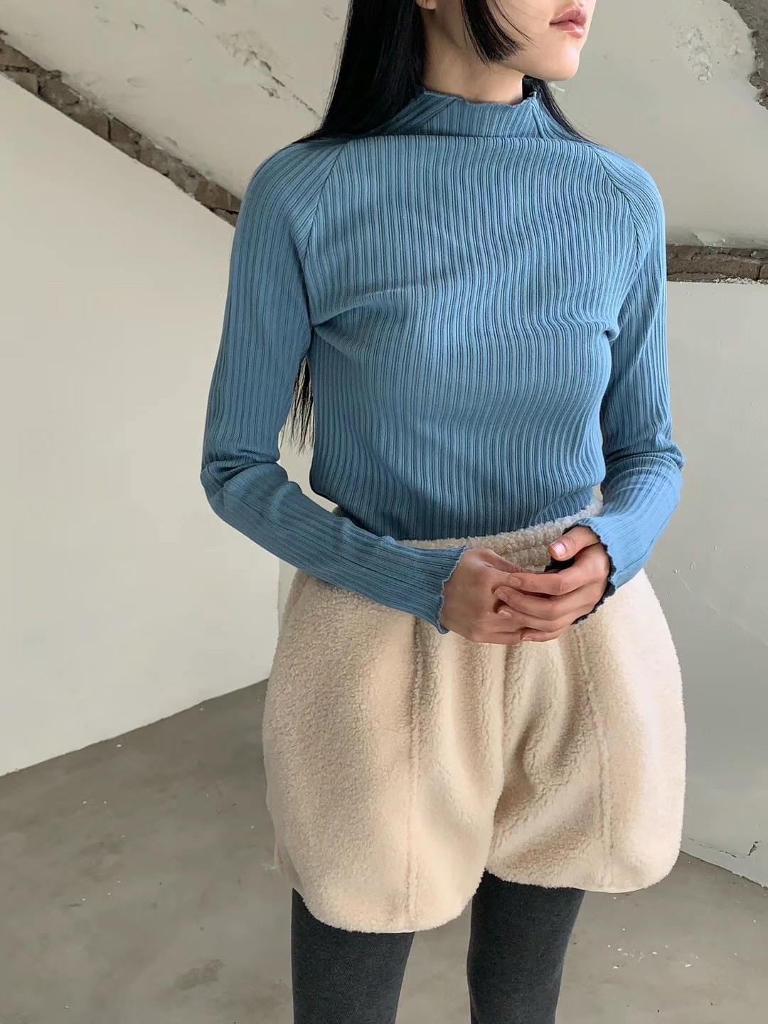 UNLESS韓國直郵東大門代購女裝新品熱賣時尚24秋冬休閑短褲UNLESS短褲