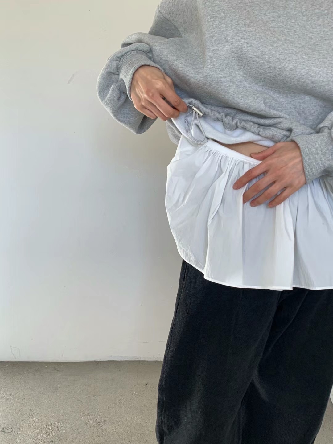 UNLESS直郵韓國代購女裝新款職業休閑推薦24秋冬人氣熱賣衛衣UNLESS衛衣