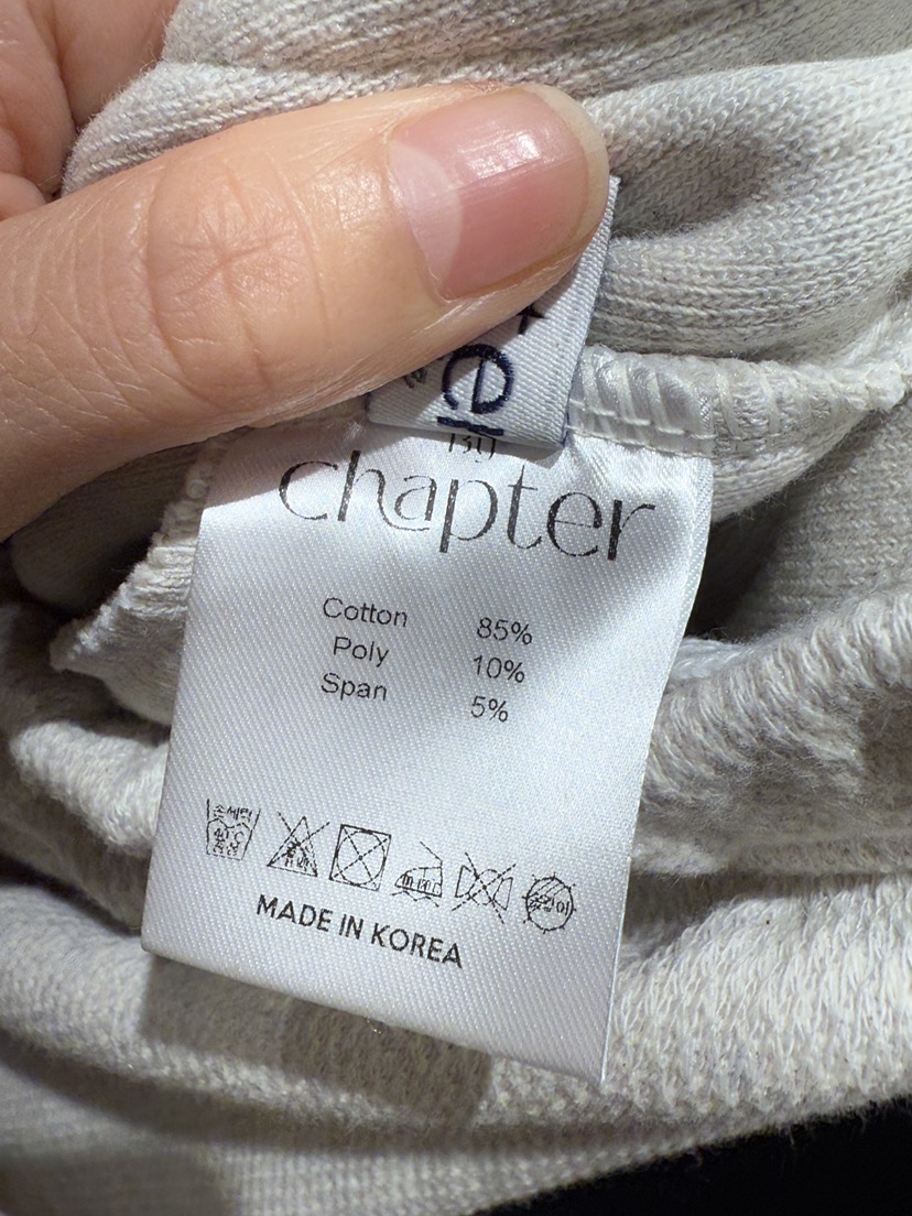 BY CHAPTER東大門直郵女裝新品職業推薦25春夏真品時尚休閑褲Chapter休閑褲
