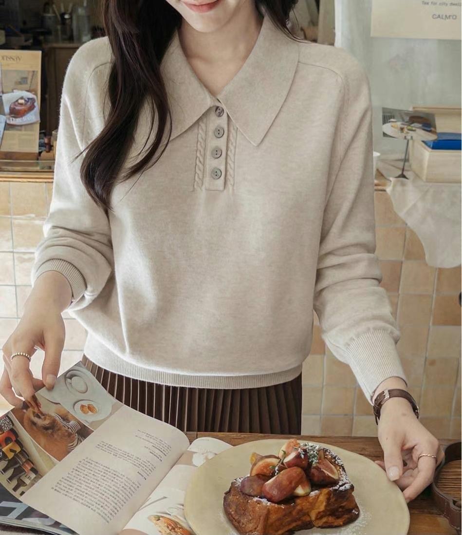 MU 뮤-T東大門實拍女裝新品人氣推薦熱賣時尚休閑25春夏針織衫MU 뮤-T針織衫