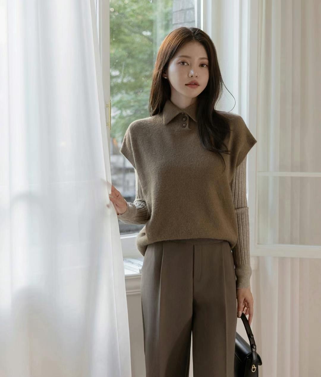 MU 뮤-T韓國直郵女士新款職業時尚真品25春夏熱賣吊帶背心MU 뮤-T吊帶/背心圖色2