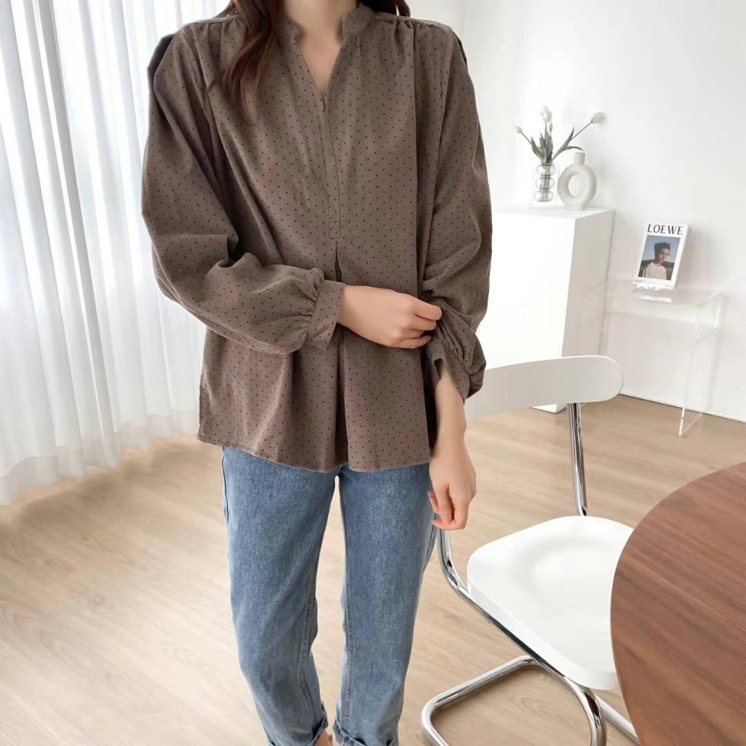 MU 뮤-T韓國直郵女士新品職業時尚人氣休閑熱賣襯衫蕾絲衫MU 뮤-T襯衫/蕾絲衫
