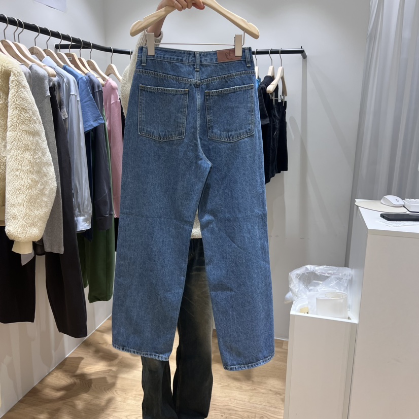 OFCOURSE東大門實拍女士新品熱賣推薦人氣時尚真品休閑牛仔褲OFCOURSE牛仔褲
