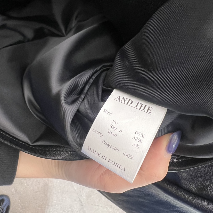 AND THE韓國直郵東大門代購女裝新品推薦人氣休閑夾克春款AND THE夾克