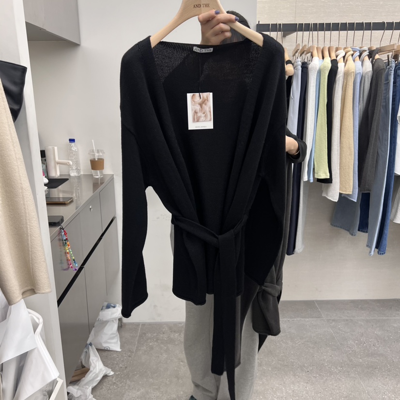 AND THE韓國直郵女裝新品推薦熱賣真品休閑25春季毛衣春款AND THE毛衣圖色4