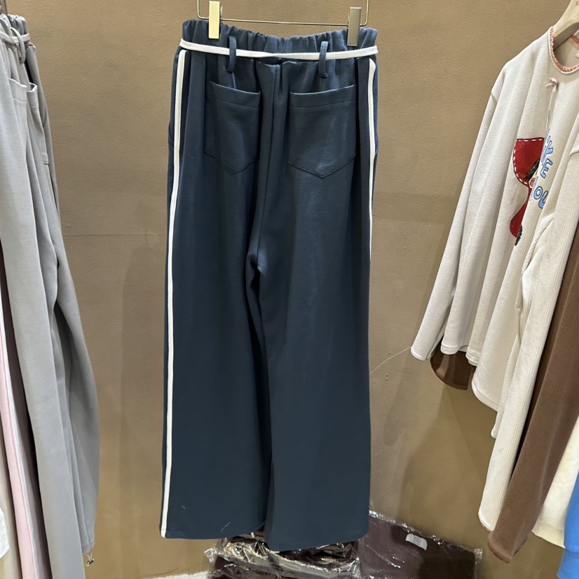 SOLOUNO韓國直郵東大門實拍女裝新品推薦時尚休閑褲含腰帶春款SOLOUNO休閑褲