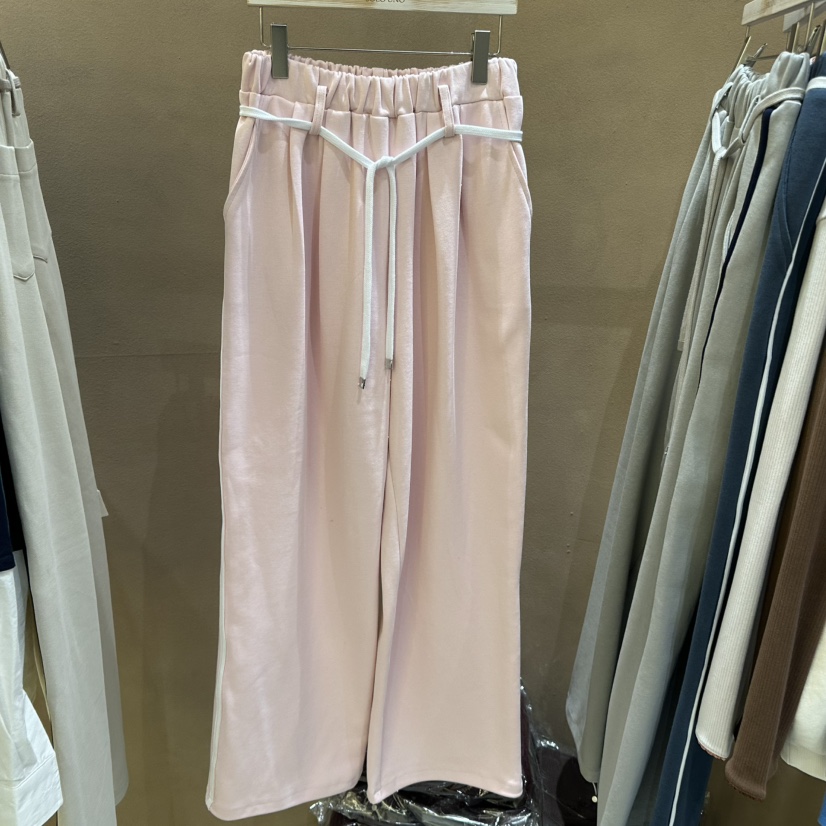 SOLOUNO韓國直郵東大門實拍女裝新品推薦時尚休閑褲含腰帶春款SOLOUNO休閑褲圖色2
