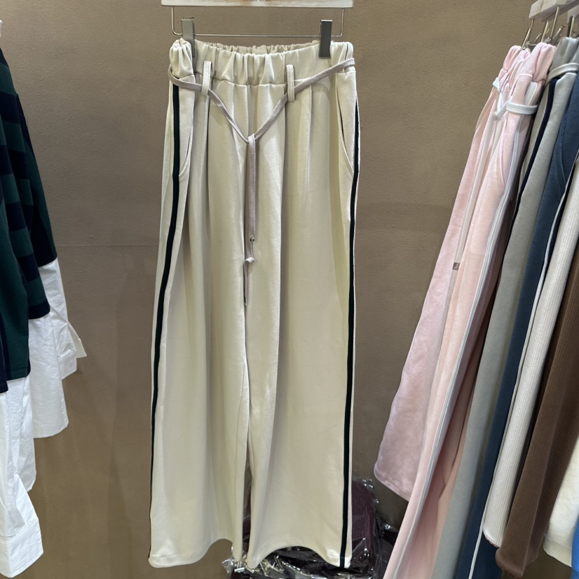 SOLOUNO韓國直郵東大門實拍女裝新品推薦時尚休閑褲含腰帶春款SOLOUNO休閑褲圖色4