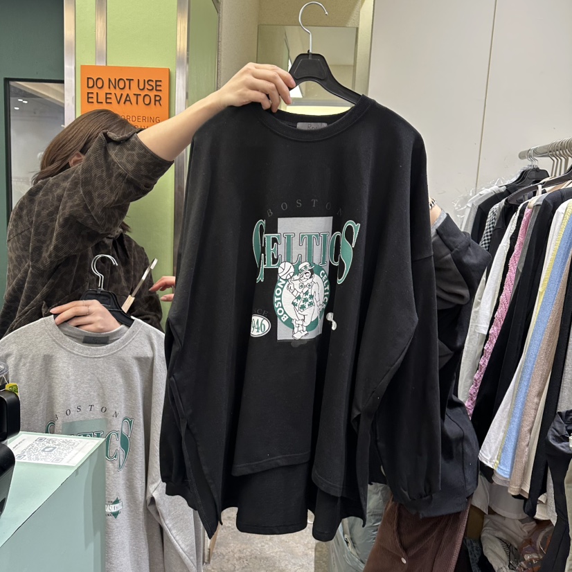 REIZ韓國直郵女裝新款熱賣時尚休閑25春夏推薦25春季衛衣春款REIZ衛衣