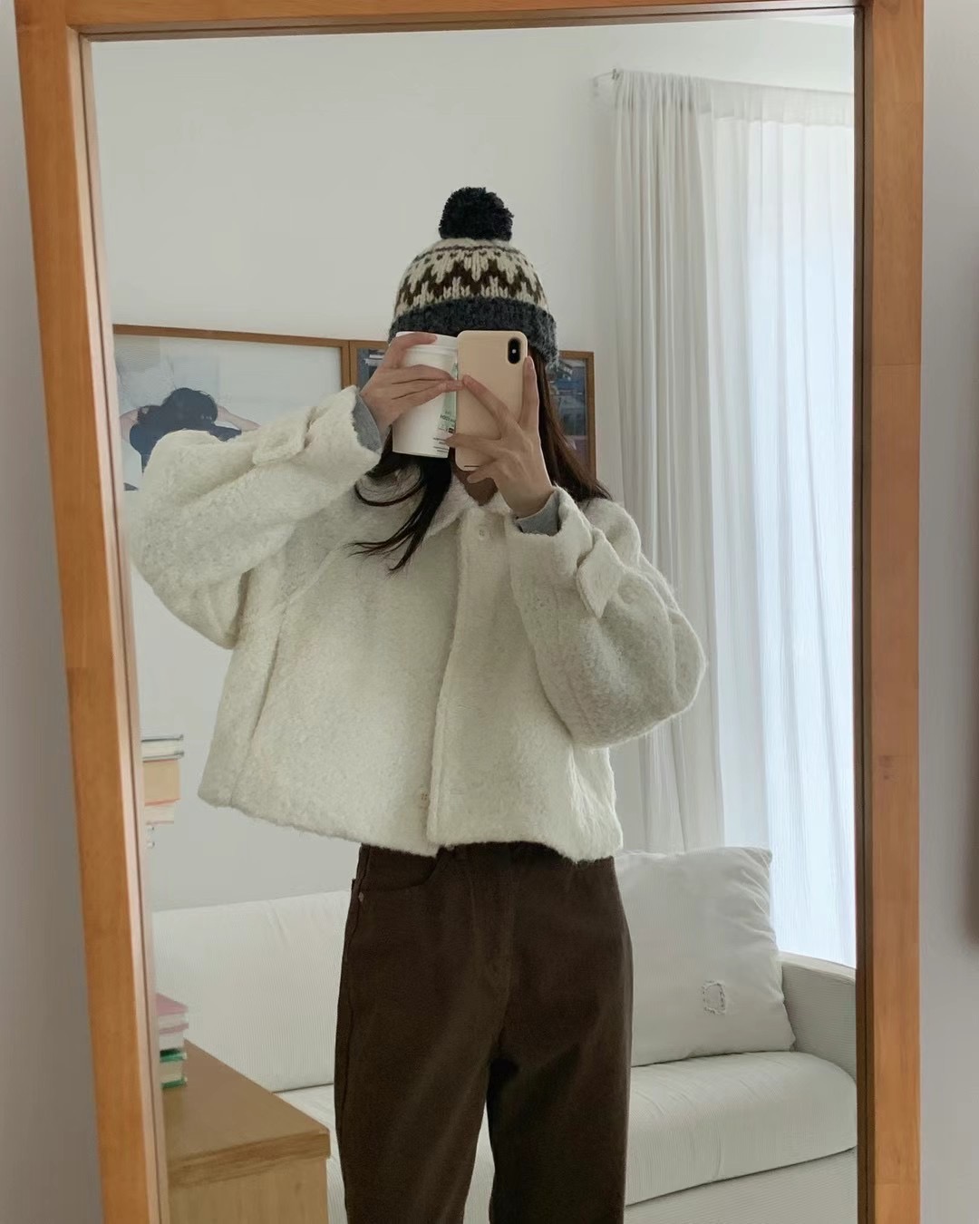 JUNO直郵韓國代購女裝新品25春夏25春季時尚人氣熱賣短款大衣JUNO短款大衣圖色3