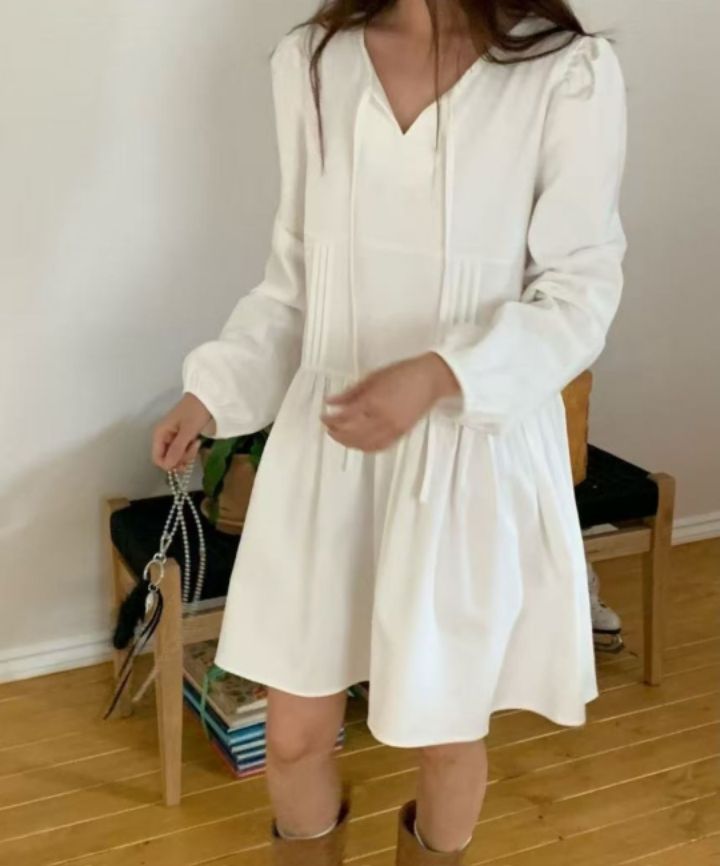BELLINO293韓國直郵東大門實拍女裝新款熱賣真品休閑連衣裙BOBBIE DOLL連衣裙