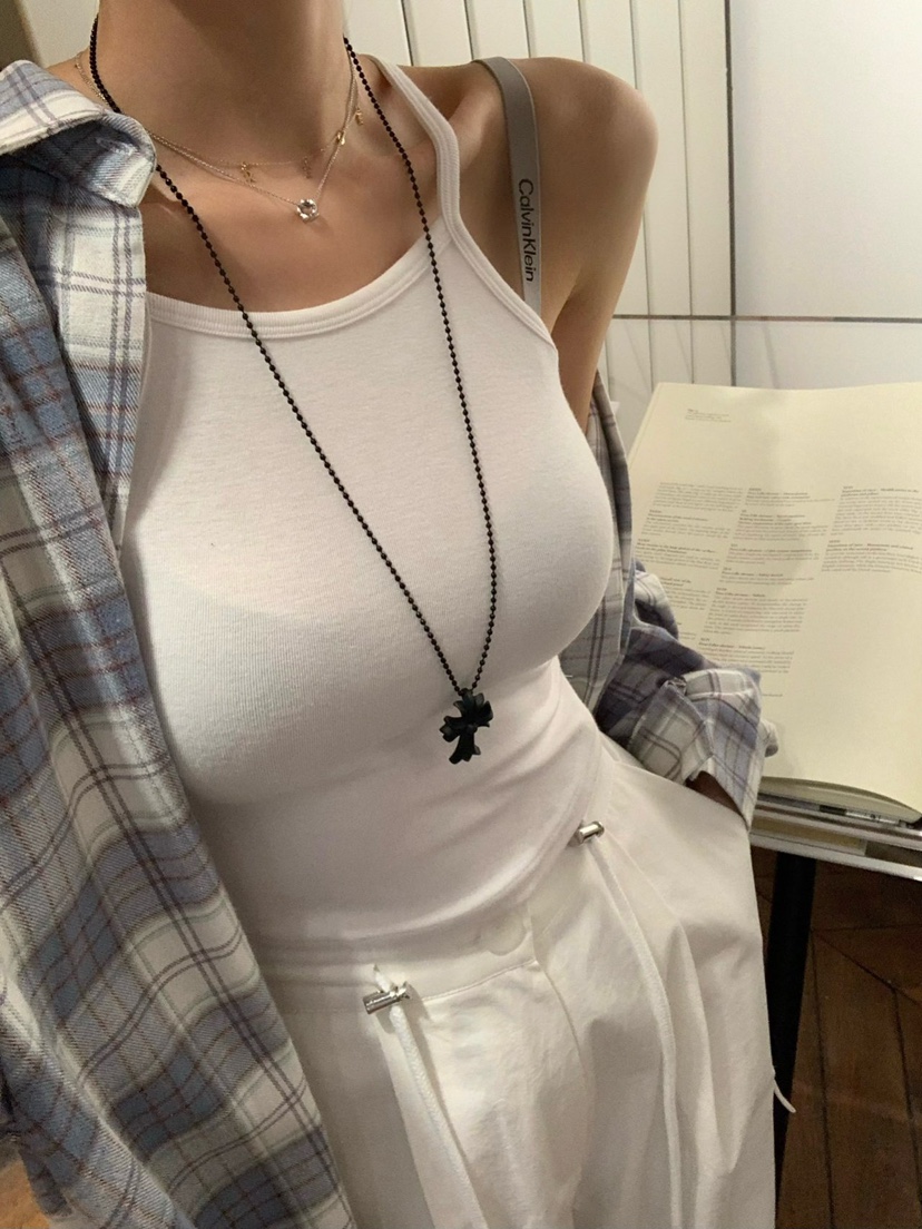 REVE CITE-L東大門代購女裝新品推薦25春夏休閑時尚吊帶背心REVE CITE吊帶/背心