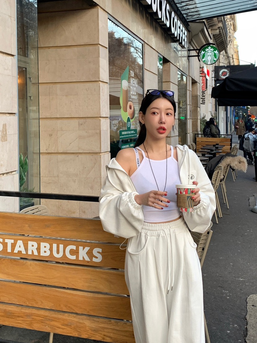 REVE CITE-L東大門代購女裝新品推薦25春夏休閑時尚吊帶背心REVE CITE吊帶/背心