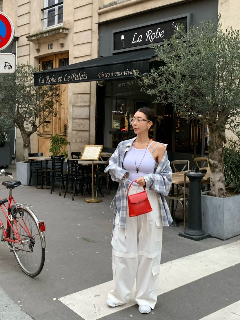 REVE CITE-L東大門代購女裝新品推薦25春夏休閑時尚吊帶背心REVE CITE吊帶/背心