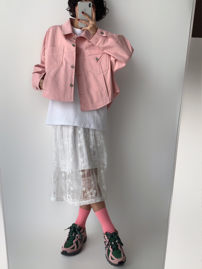 ANGLOG BEIGE東大門實拍女裝新品25春夏真品時尚職業熱賣夾克ANGLOG BEIGE夾克