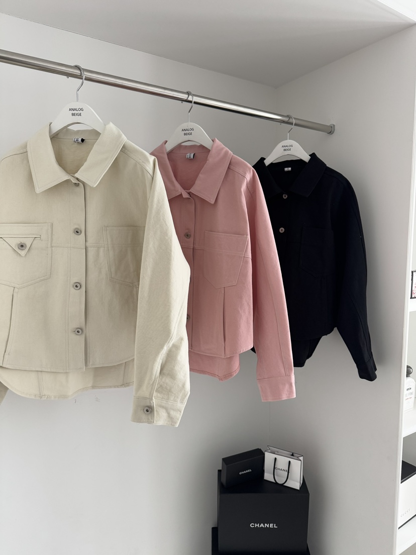 ANGLOG BEIGE東大門實拍女裝新品25春夏真品時尚職業熱賣夾克ANGLOG BEIGE夾克