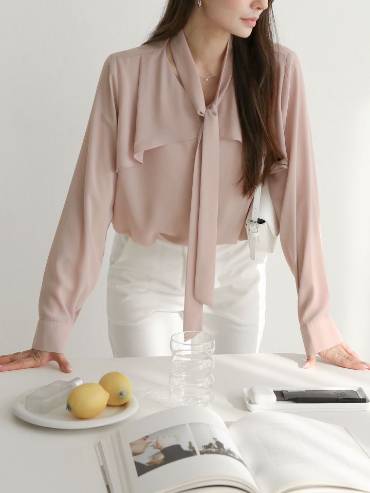 DAILY PROJECT-데일리프로젝트-T韓國直郵東大門代購女裝新款25春季襯衫蕾絲衫DAILY PROJECT襯衫/蕾絲衫