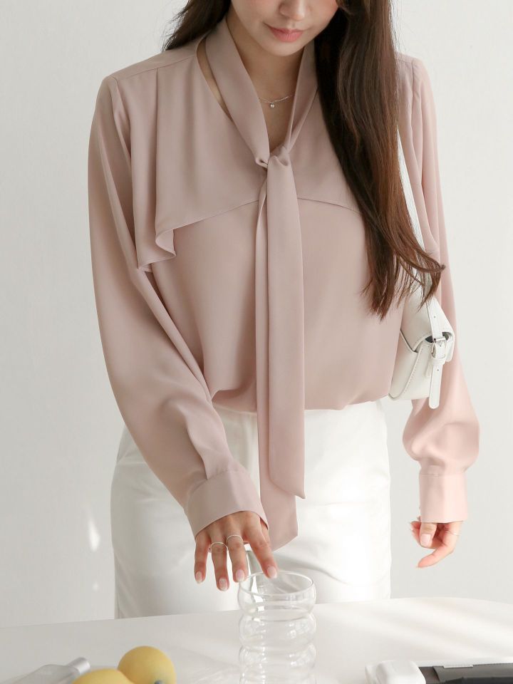 DAILY PROJECT-데일리프로젝트-T韓國直郵東大門代購女裝新款25春季襯衫蕾絲衫DAILY PROJECT襯衫/蕾絲衫