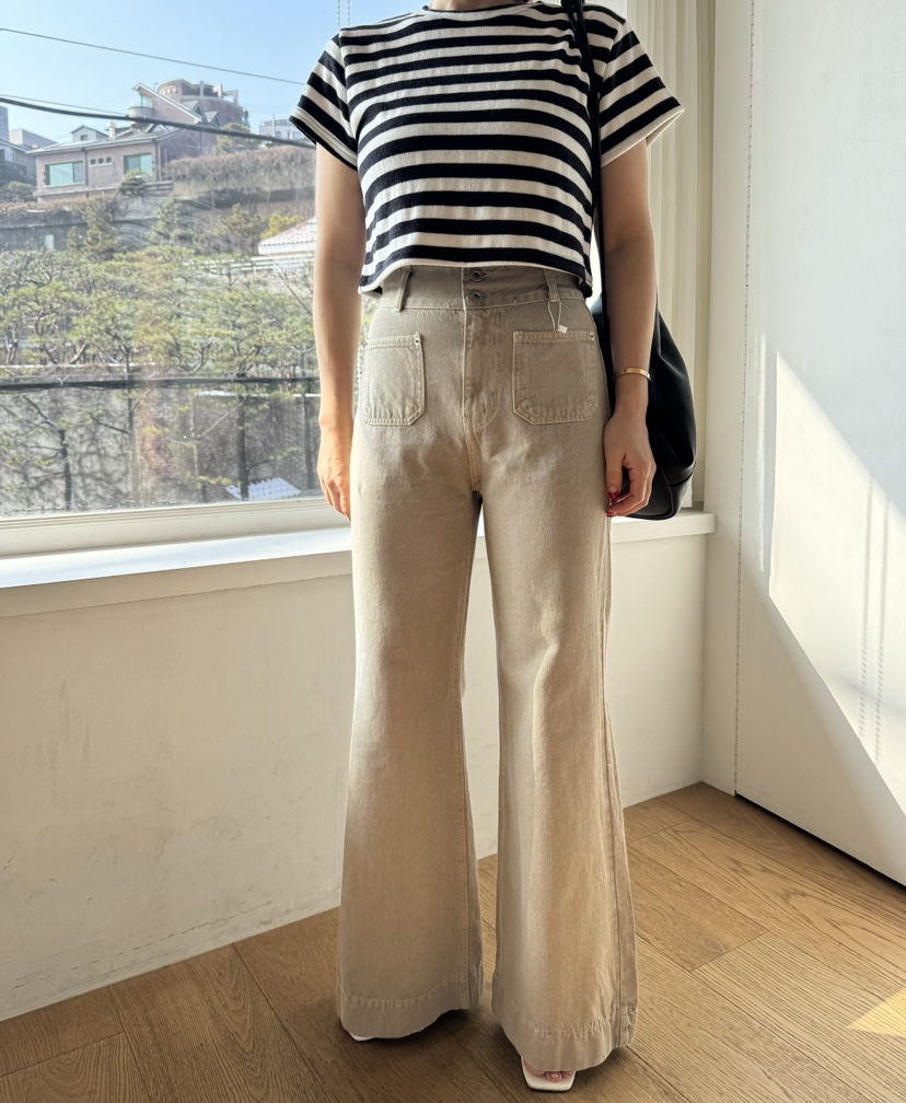 RIAH韓國直郵女裝新款真品時尚休閑人氣職業推薦牛仔褲口袋RIAH牛仔褲
