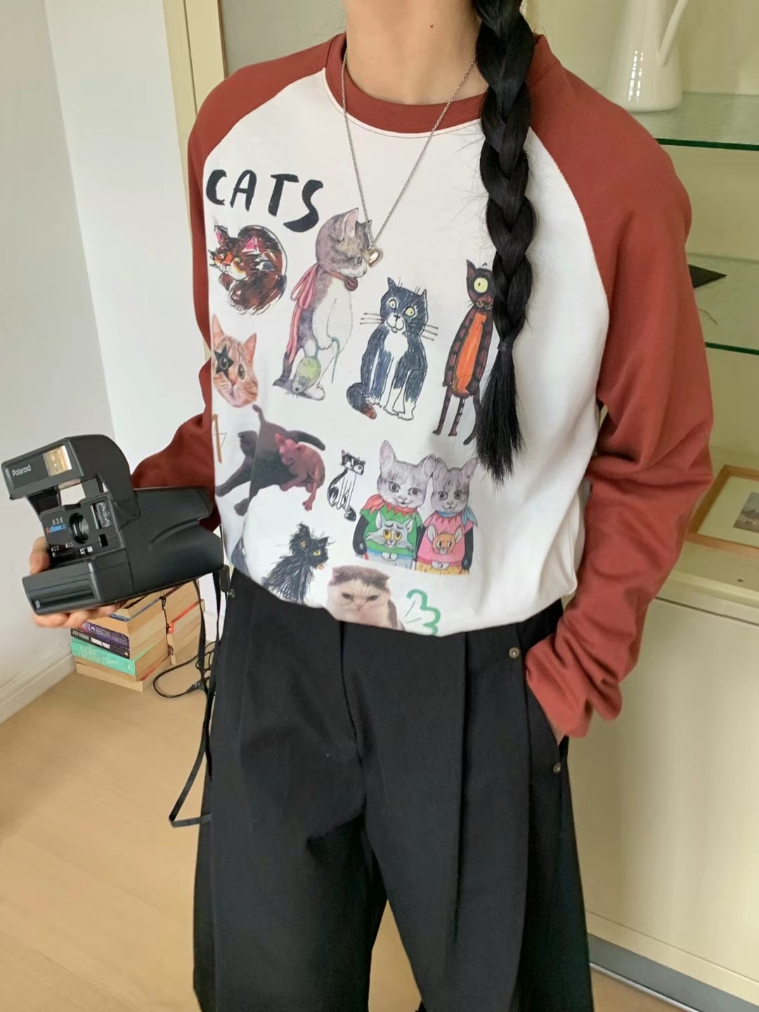 VIVACITY韓國直郵東大門代購女裝新品時尚熱賣休閑真品長袖T恤VIVACITY長袖T恤