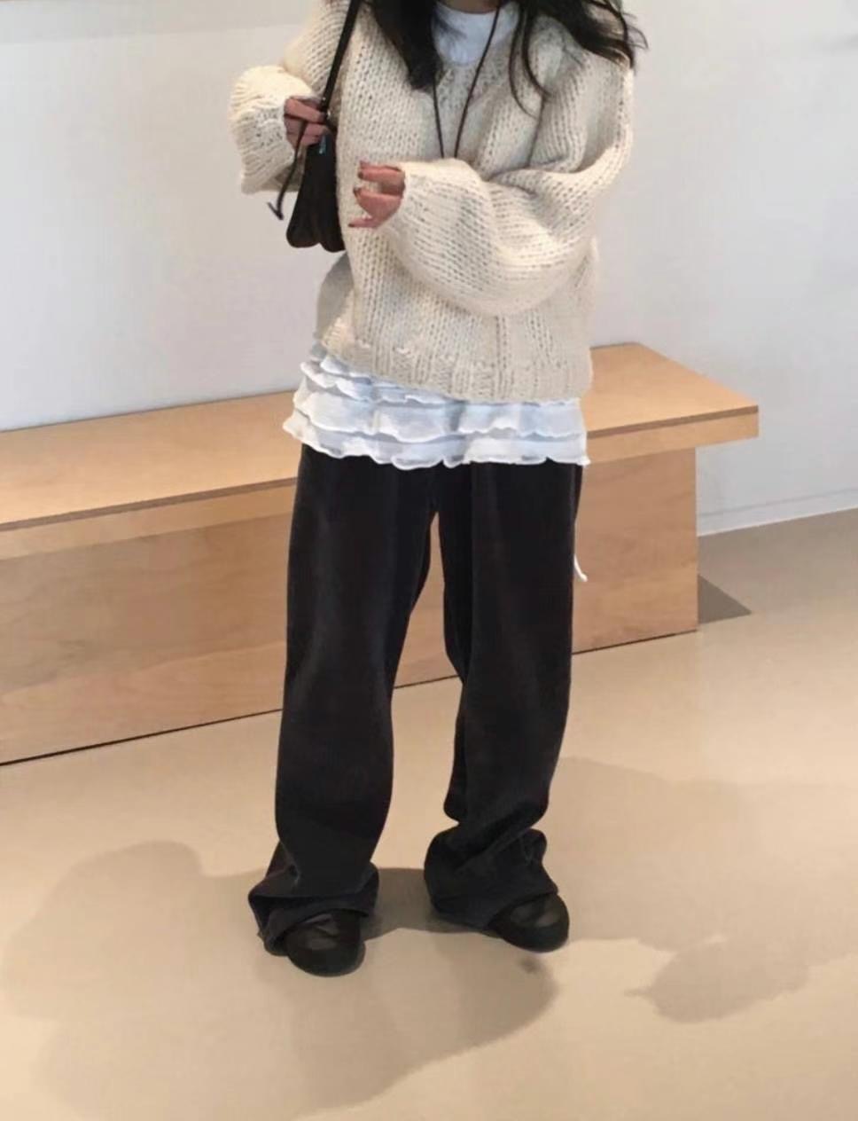 GAMGAK韓國直郵女裝新品推薦熱賣休閑25春夏人氣真品休閑褲GAMGAK休閑褲