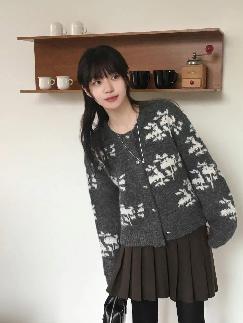 GAMGAK東大門代購女裝新品熱賣真品休閑時尚人氣25春夏針織衫GAMGAK針織衫