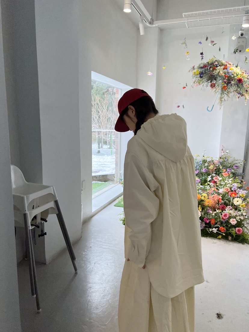HOME GROUND東大門代購女裝新款休閑熱賣25春夏襯衫蕾絲衫連帽HOME GROUND襯衫/蕾絲衫
