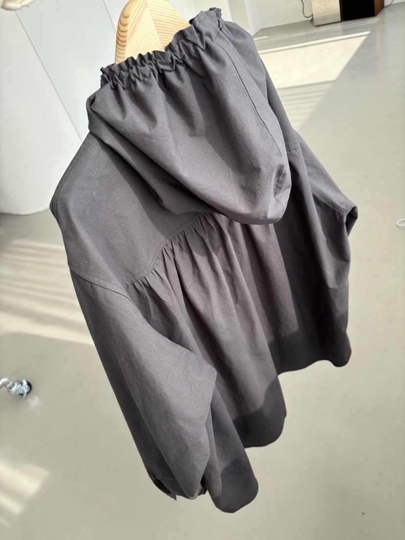 HOME GROUND東大門代購女裝新款休閑熱賣25春夏襯衫蕾絲衫連帽HOME GROUND襯衫/蕾絲衫