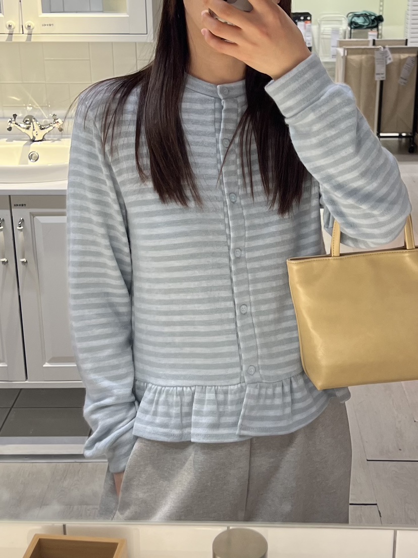HOME GROUND韓國代購女士新款25春夏人氣時尚職業針織衫開衫HOME GROUND針織衫