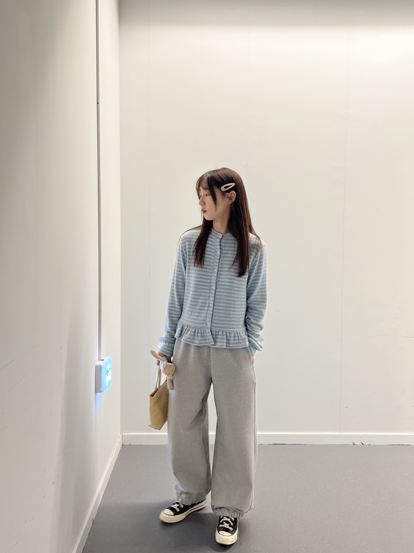 HOME GROUND韓國代購女士新款25春夏人氣時尚職業針織衫開衫HOME GROUND針織衫