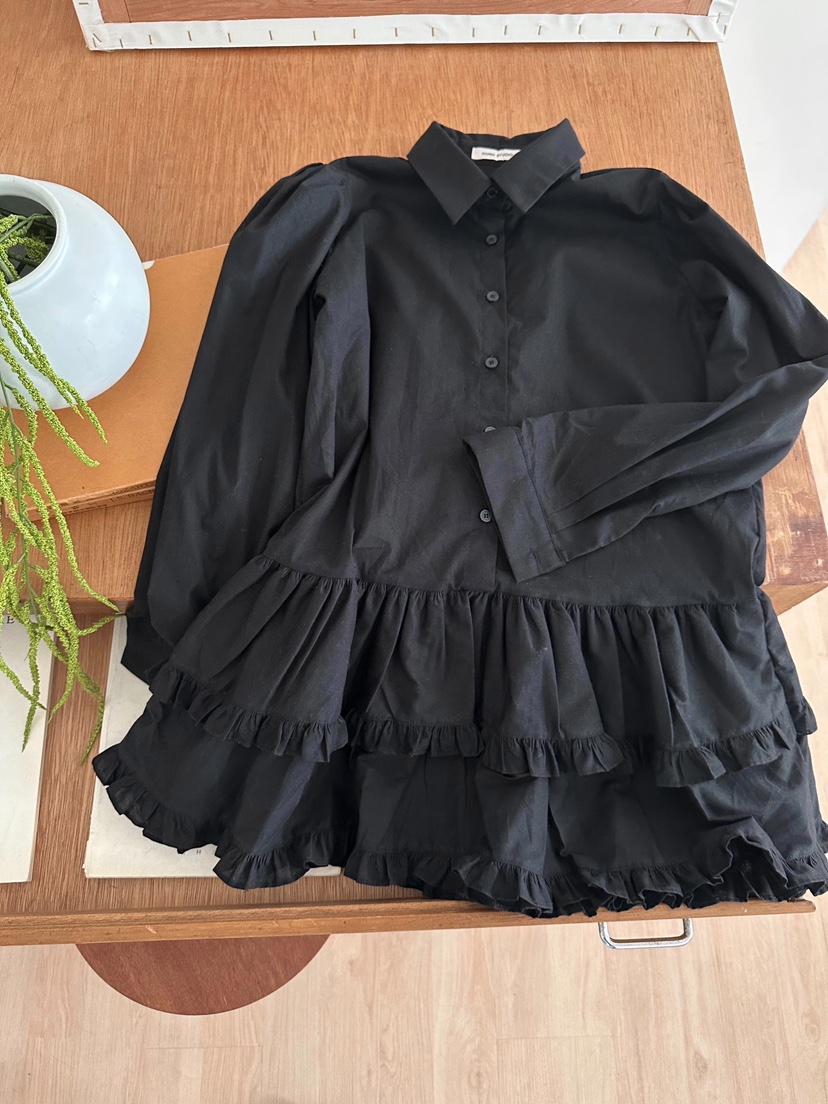 FORMSTUDIO東大門實拍女士新品職業休閑人氣真品連衣裙荷葉邊FORMSTUDIO連衣裙圖色2