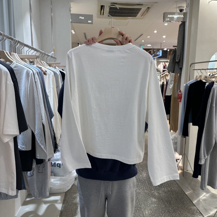 FIZZ韓國代購女士新品推薦時尚熱賣休閑人氣25春夏真品職業T恤FIZZT恤