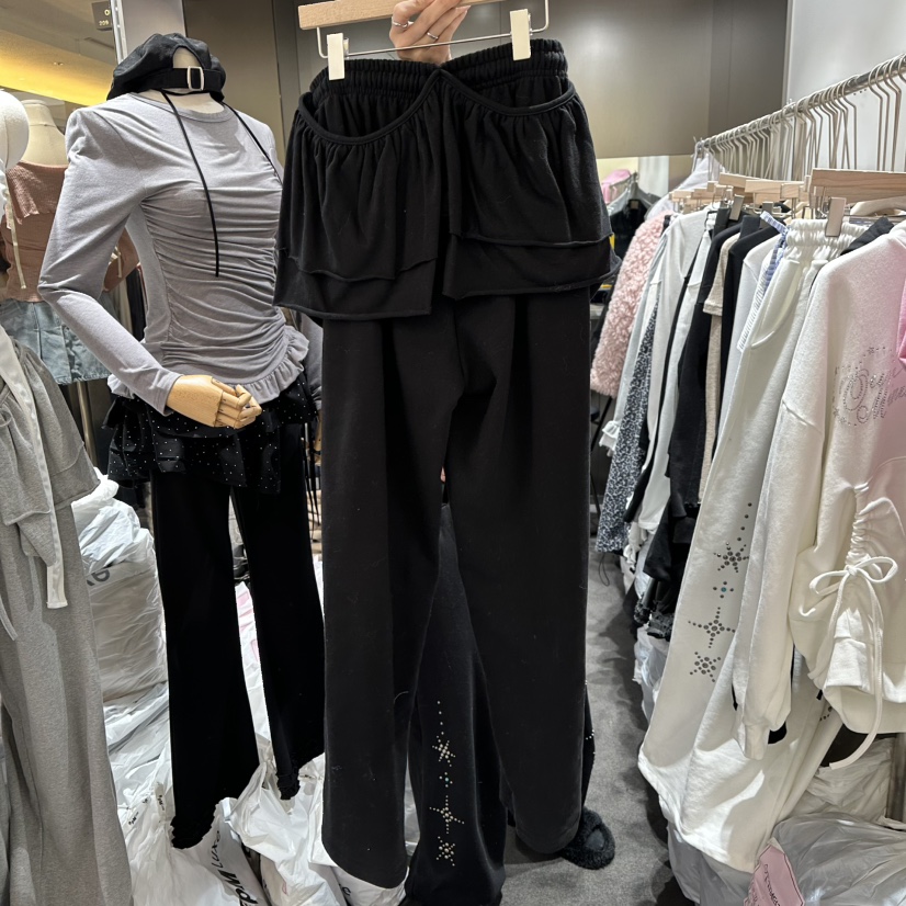 OUR MINUTE韓國直郵女裝新品真品休閑推薦人氣時尚25春夏休閑褲OUR MINUTE休閑褲