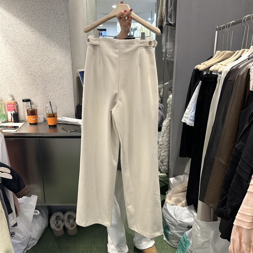 AMOEBA韓國代購女士新品職業人氣熱賣25春夏時尚真品休閑褲AMOEBA休閑褲