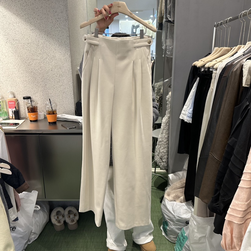 AMOEBA韓國代購女士新品職業人氣熱賣25春夏時尚真品休閑褲AMOEBA休閑褲