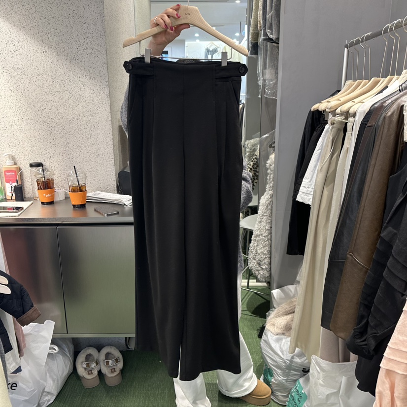 AMOEBA韓國代購女士新品職業人氣熱賣25春夏時尚真品休閑褲AMOEBA休閑褲圖色2