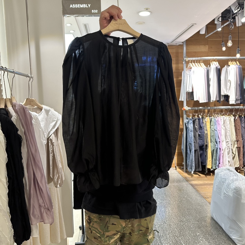 ASSEMBLY東大門實拍女士新品人氣職業真品推薦25春夏襯衫蕾絲衫ASSEMBLY襯衫/蕾絲衫圖色3