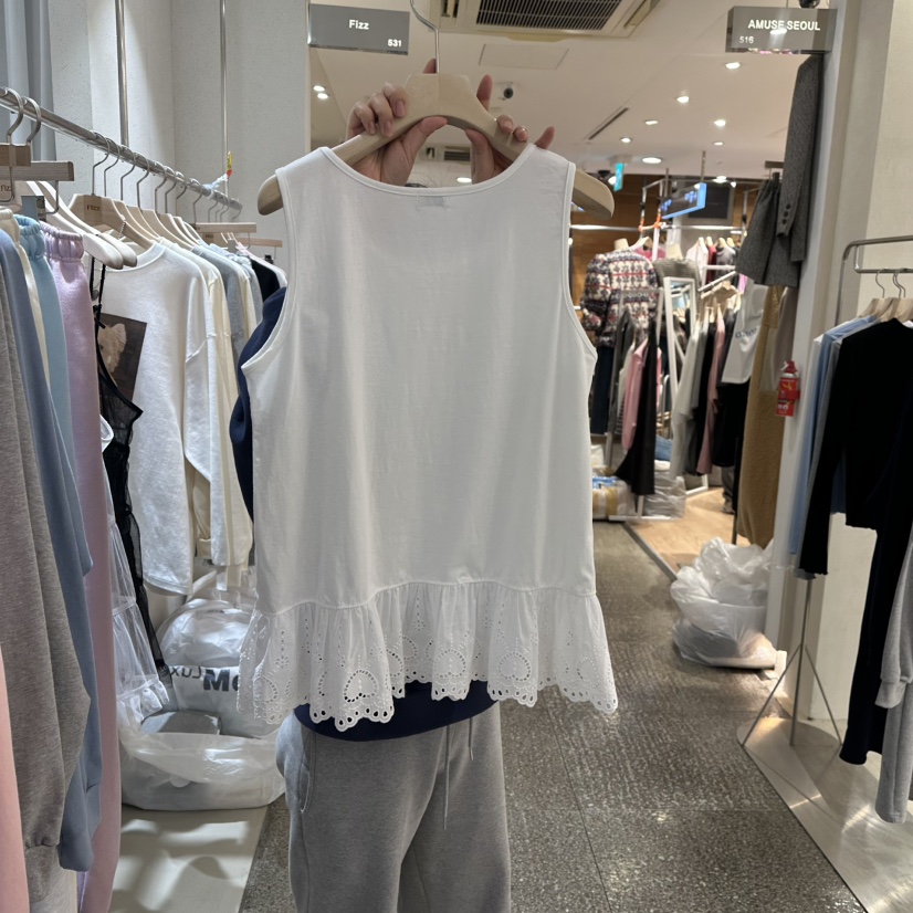 FIZZ東大門代購女裝新款真品時尚休閑推薦職業人氣吊帶背心FIZZ吊帶/背心