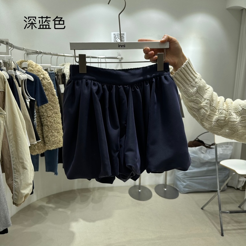 INNI東大門實拍女士新款職業熱賣休閑推薦時尚人氣真品短褲inni短褲圖色2