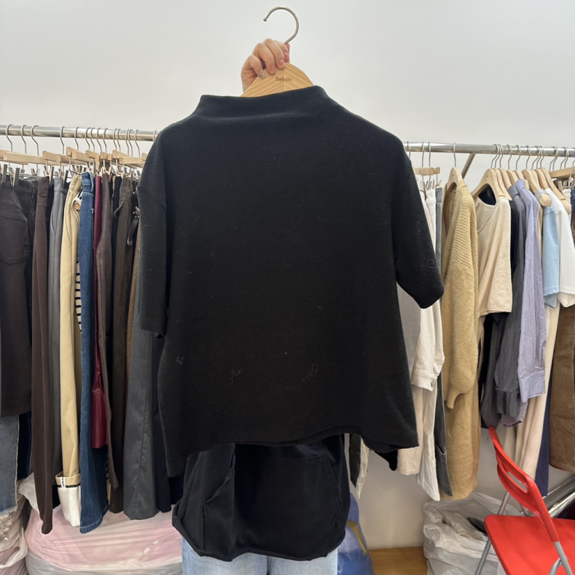 DELIGHT-L韓國直郵東大門代購女裝新品真品休閑25春夏T恤安哥拉DELIGHTT恤圖色3