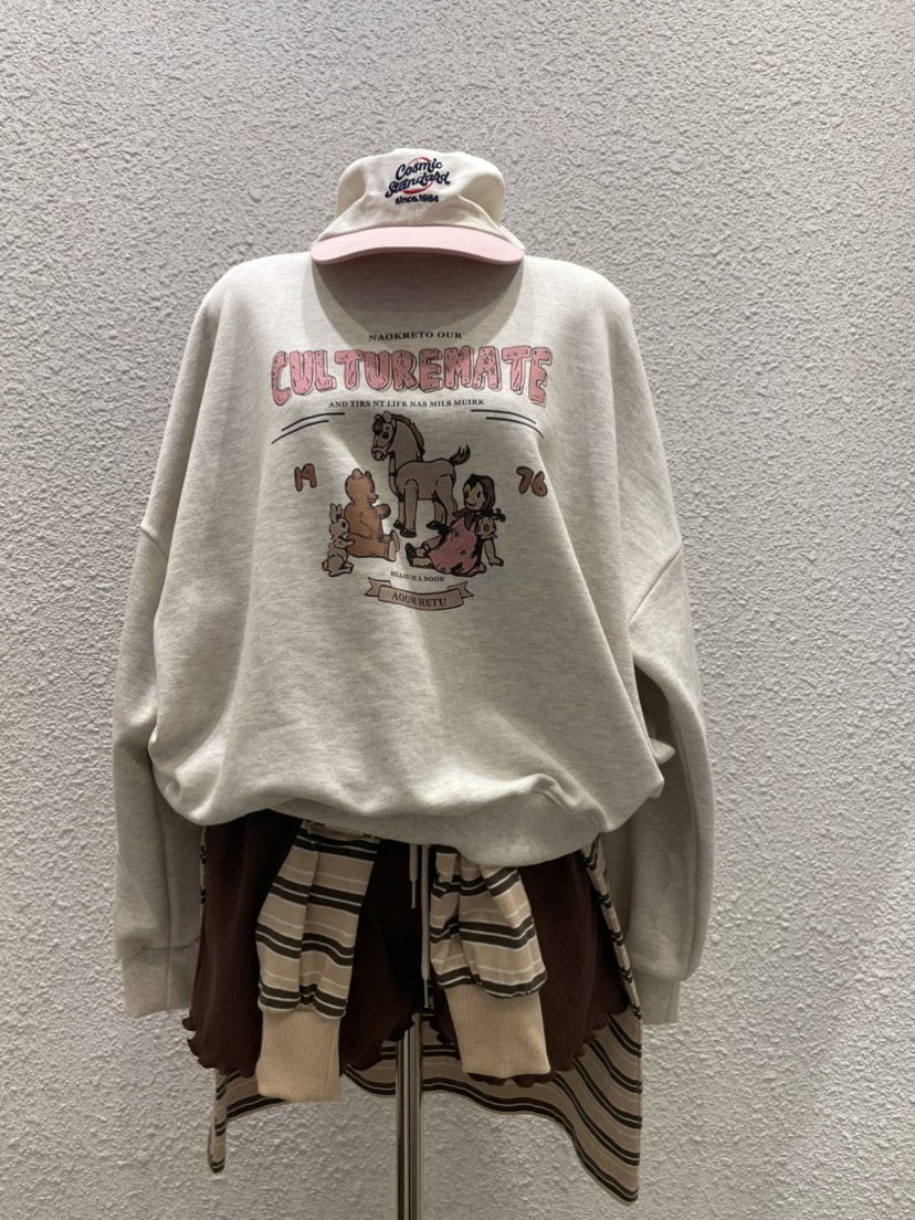 BABEL韓國直郵東大門代購女裝新品25春夏25春季推薦熱賣衛衣BABEL衛衣