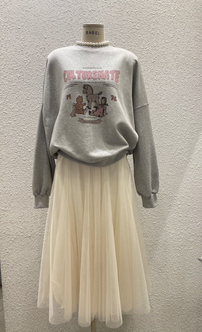 BABEL韓國直郵東大門代購女裝新品25春夏25春季推薦熱賣衛衣BABEL衛衣