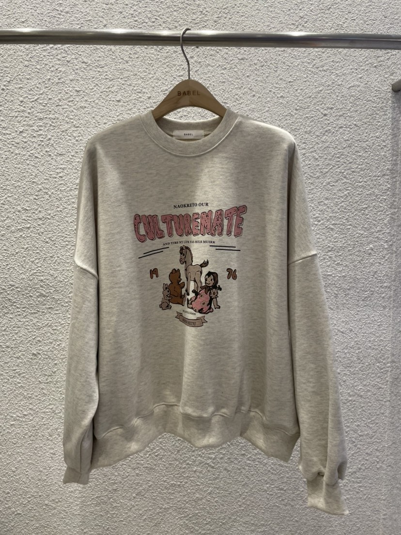 BABEL韓國直郵東大門代購女裝新品25春夏25春季推薦熱賣衛衣BABEL衛衣